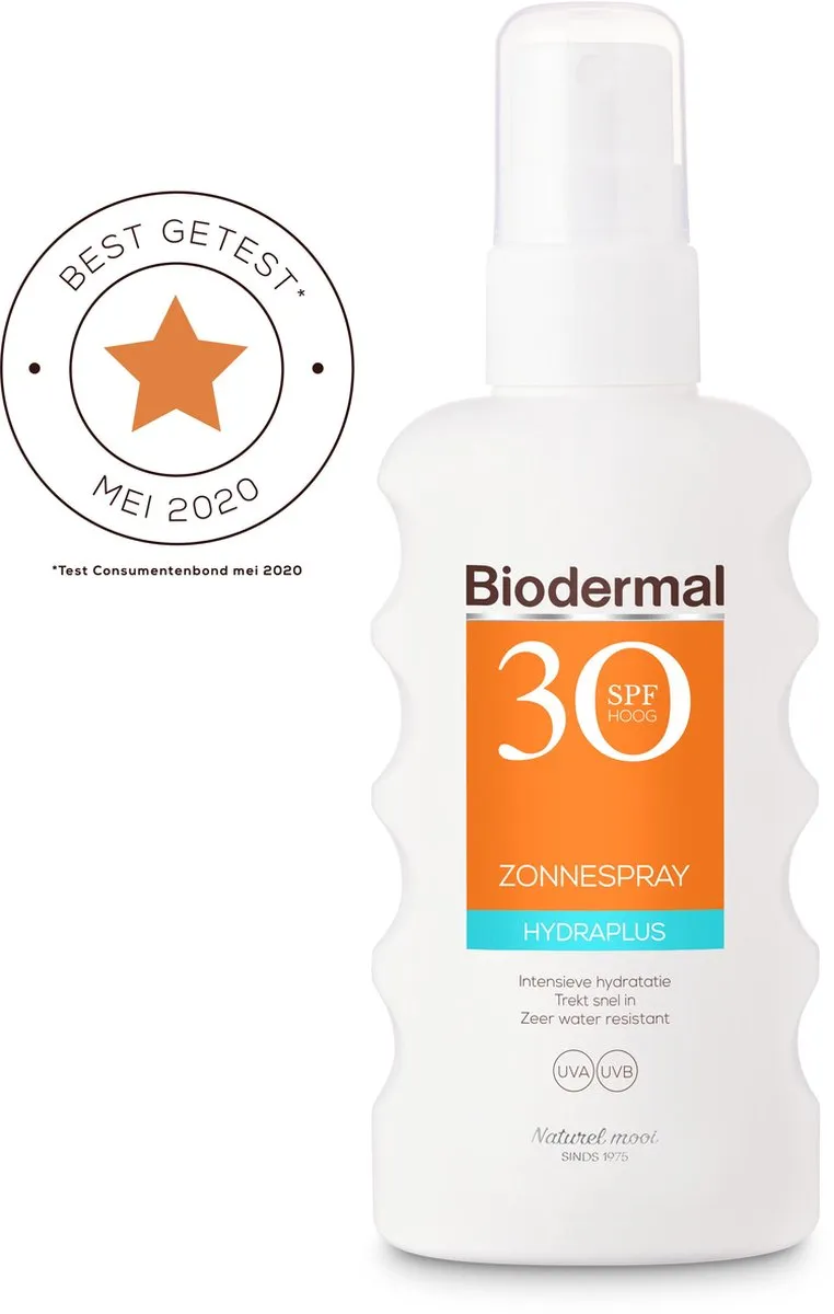 Biodermal Hydraplus Zonnebrandspray SPF 30 - 175ml