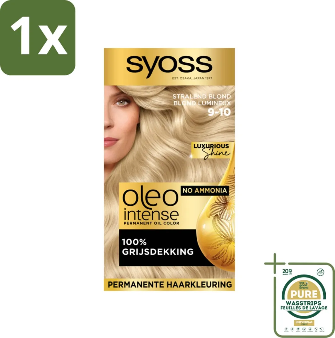 SYOSS Oleo Intense Haarverf 9-10 Stralend Blond 115ml