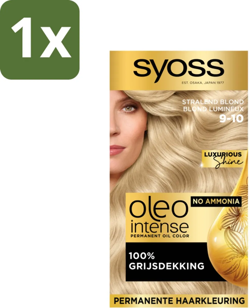 SYOSS Oleo Intense Haarverf 9-10 Stralend Blond 115ml