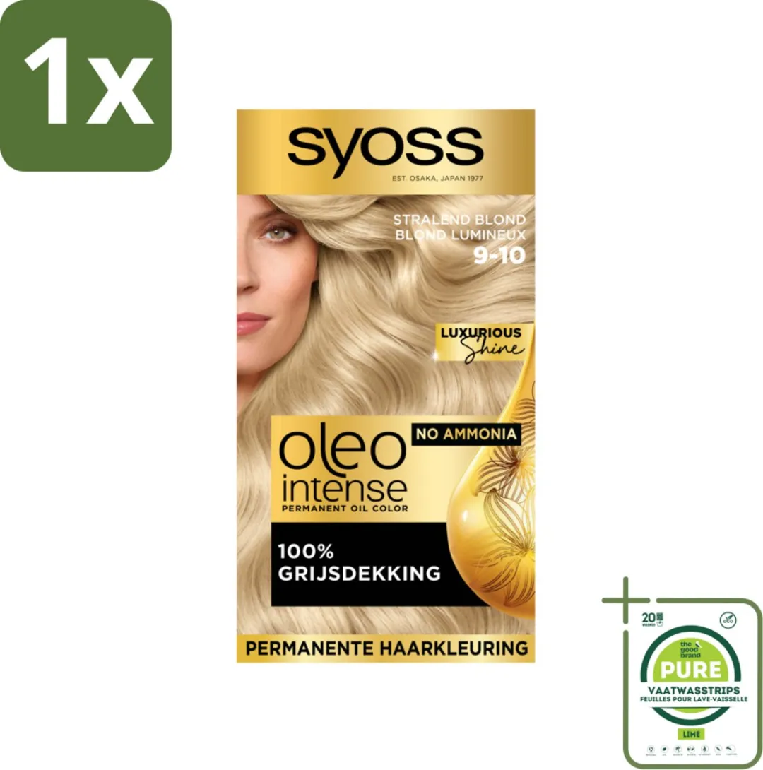 SYOSS Oleo Intense Haarverf 9-10 Stralend Blond 115ml