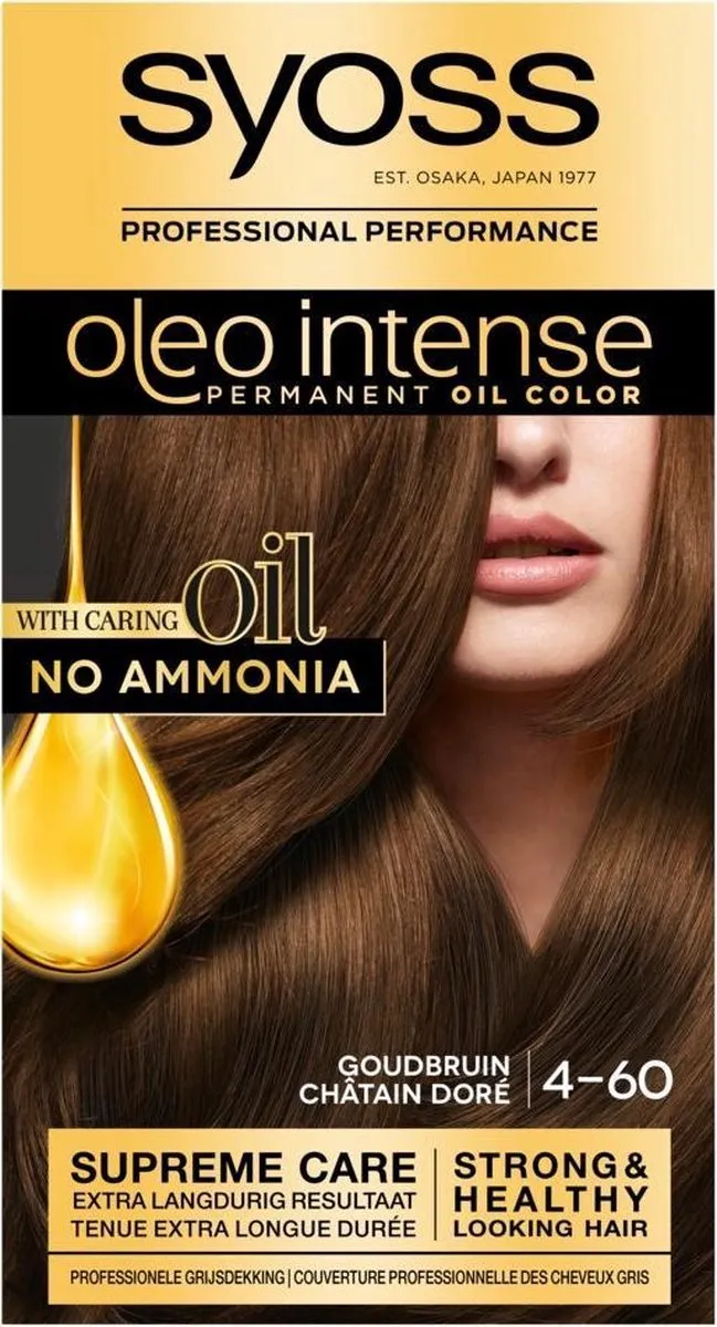 SYOSS Oleo Intense Haarverf 4-60 Goudbruin