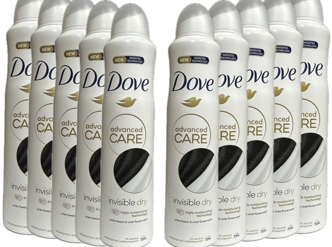 Dove Invisible Dry Deo Spray - 10x250ml