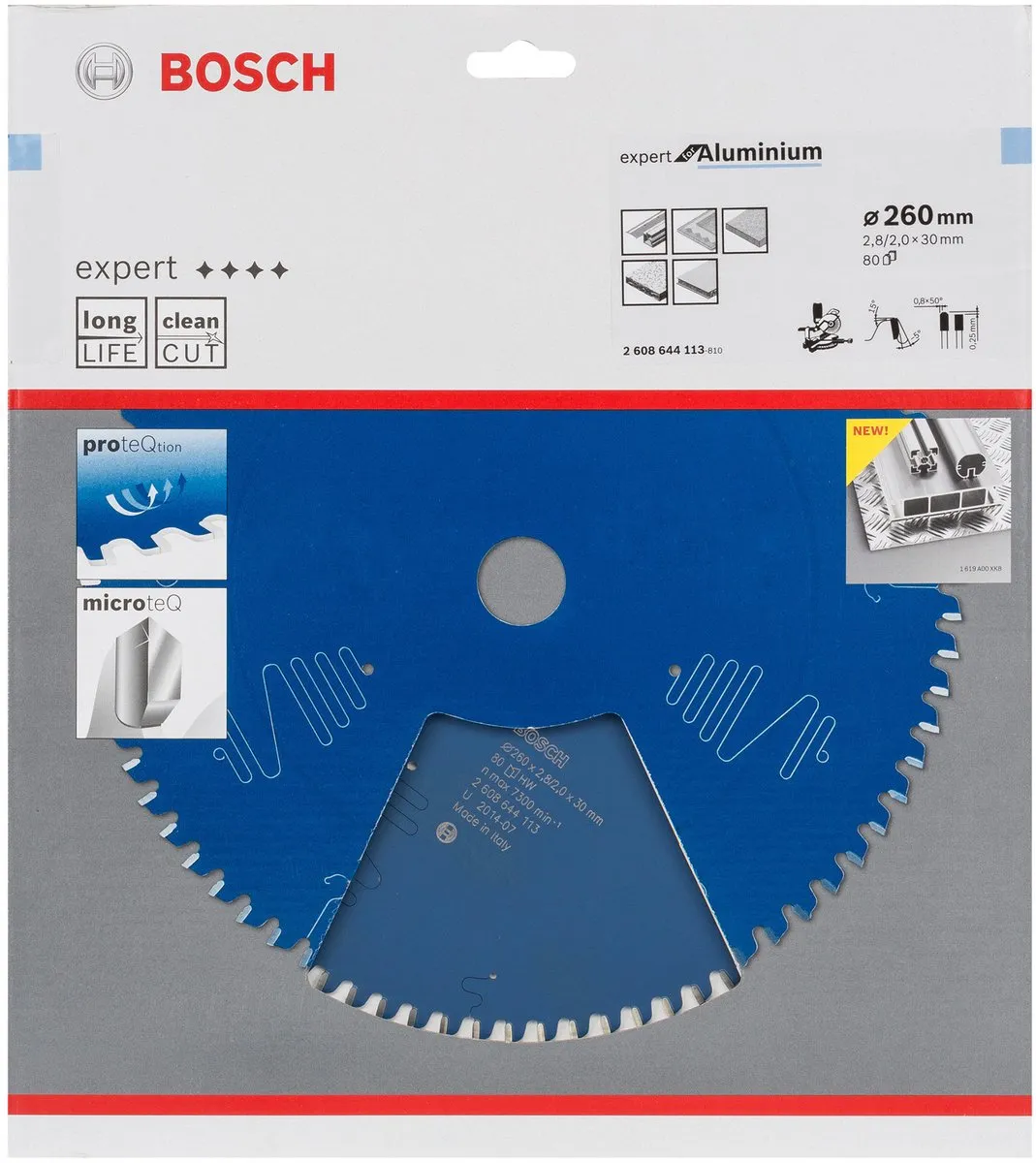 Bosch Expert for Wood Cirkelzaagblad 260mm - 80 Tanden