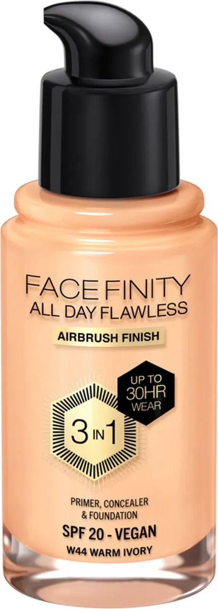 Max Factor Facefinity Foundation W44 Warm Ivory 30ml