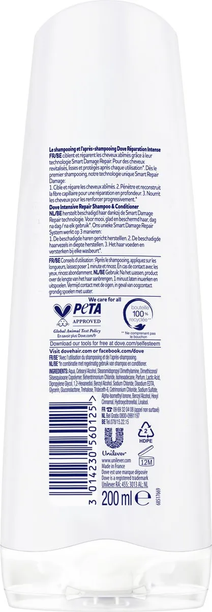 Dove Intensive Repair Conditioner - 6x200ml