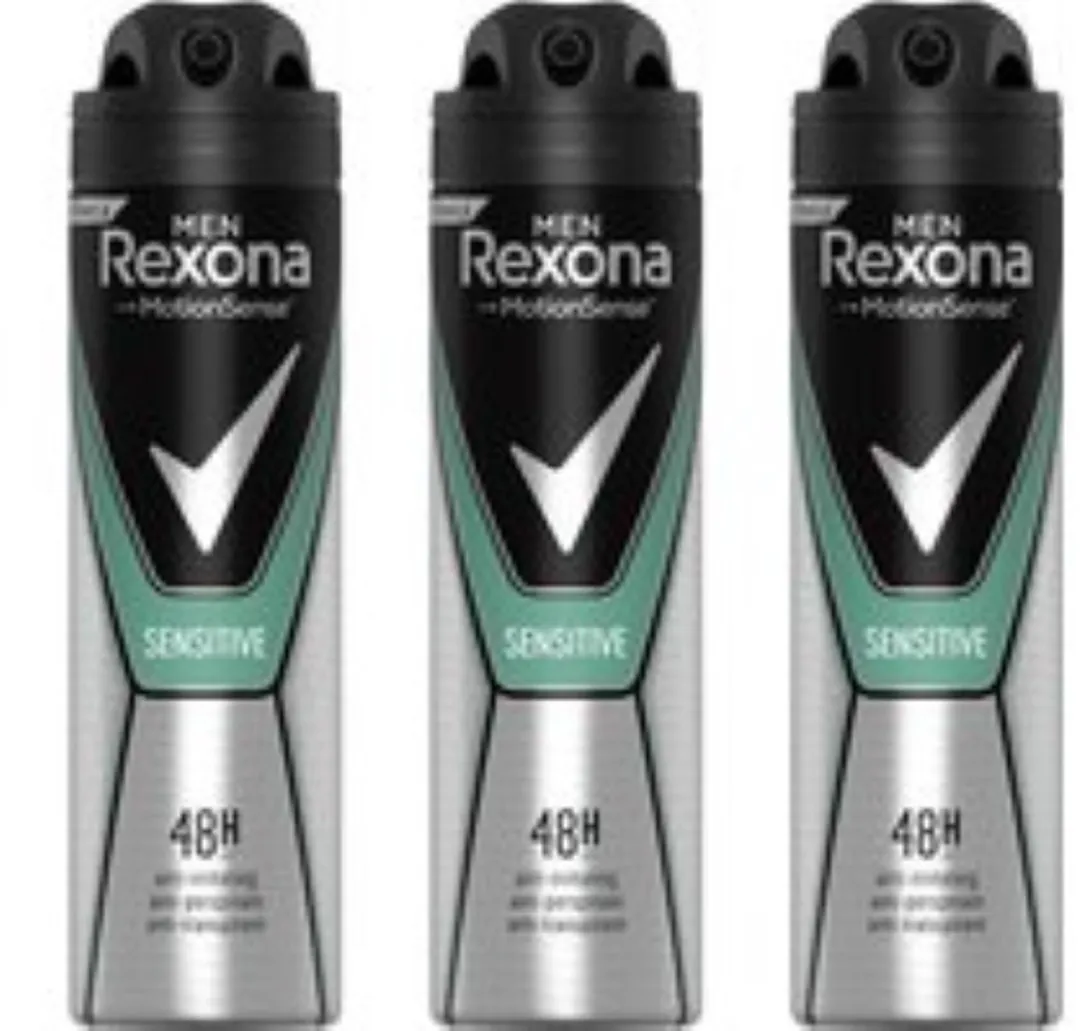 Rexona Men Sensitive Deospray 3x150ml