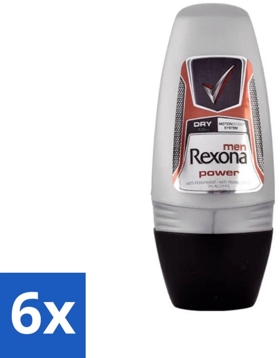 6 x Rexona - Advanced Protection - Deo Roll-on - Anti-transpirant - 50 ml - Deo Roll-on - Anti-transpirant - Zweetbehandeling - Geurverlichting - Zweetbescherming