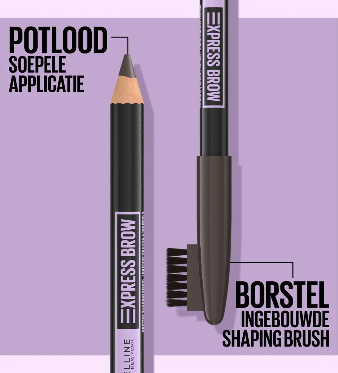 Maybelline New York Express Brow Shaping Pencil 05 Black Brown