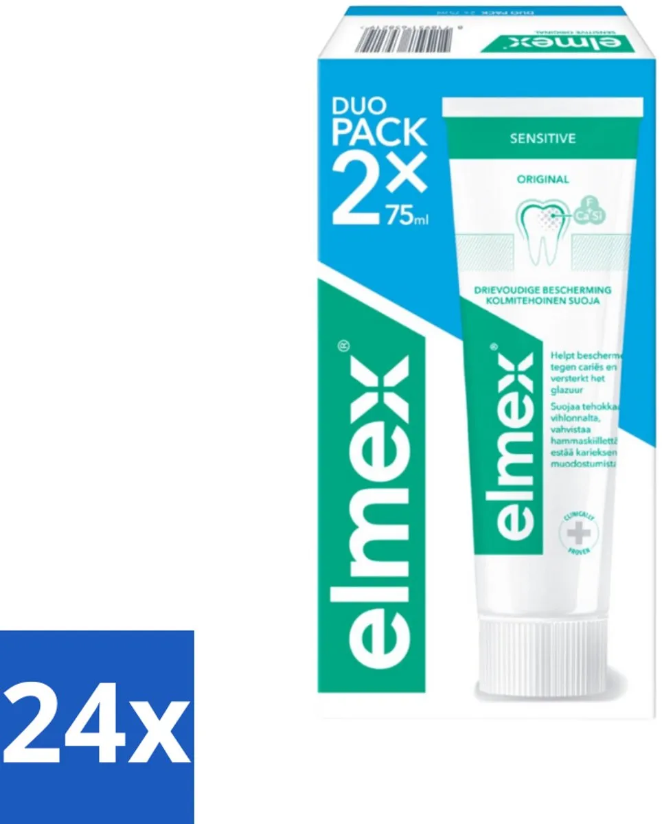 Elmex Sensitive Tandpasta Duopack 24 Stuks