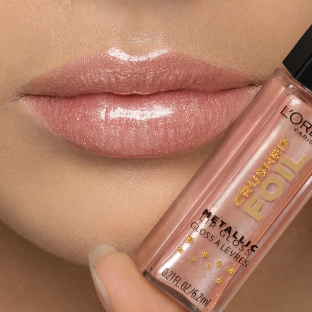 L'Oréal Paris Crushed Foil Metallic Lipgloss 15 Luster