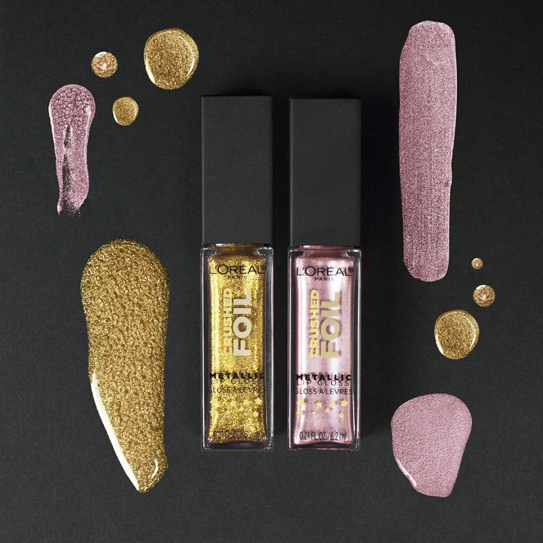 L'Oréal Paris Crushed Foil Metallic Lipgloss 15 Luster
