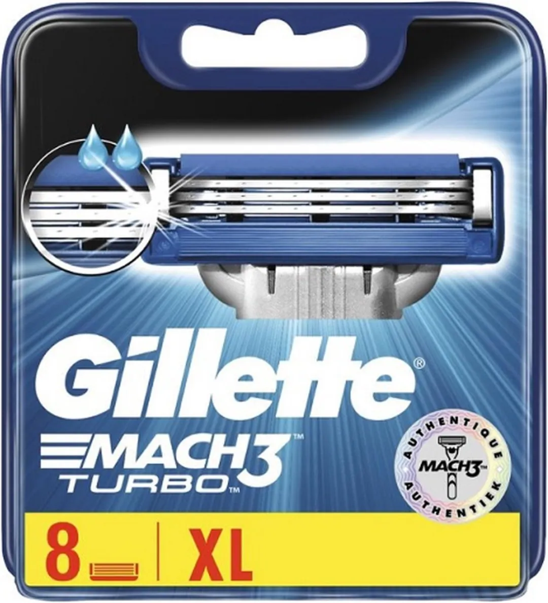 Gillette Mach 3 Turbo Scheermesjes 8 Stuks