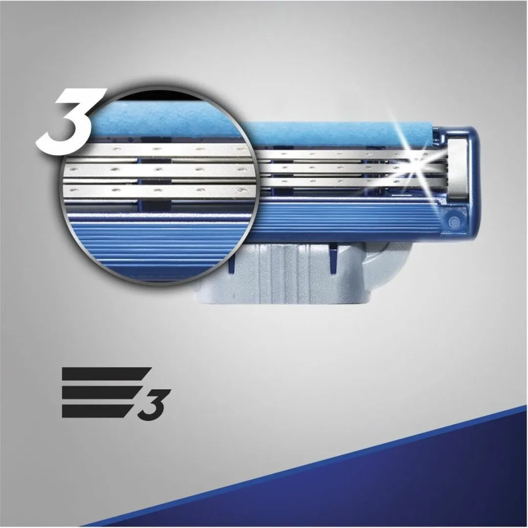 Gillette Mach 3 Turbo Scheermesjes 8 Stuks