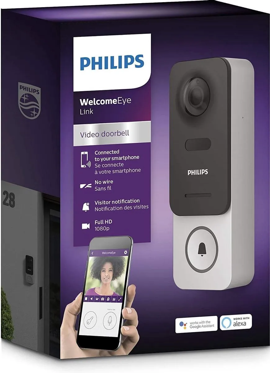 Philips 531034 Complete set voor Video-deurintercom WiFi Grijs-zwart