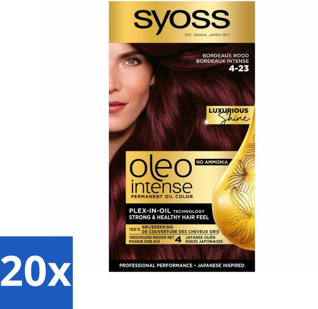 SYOSS Oleo Intense Haarverf 4-23 Bordeaux Rood