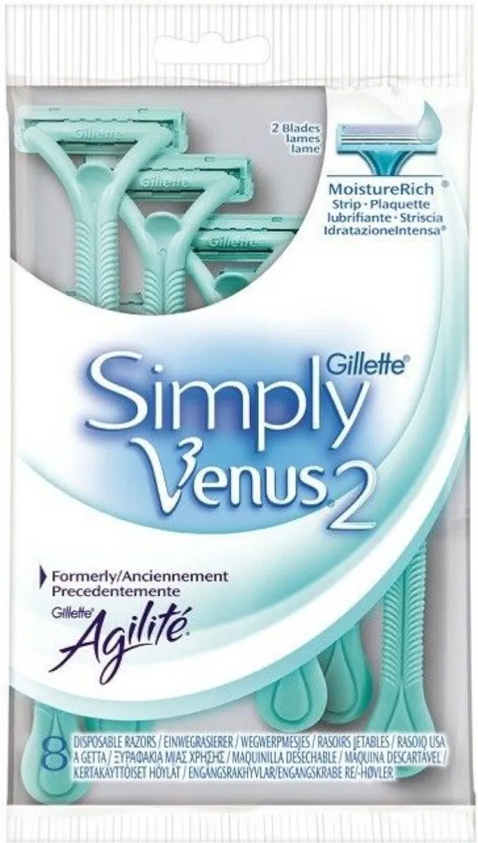 Gillette Venus Simply Venus 2 Wegwerpscheermesjes