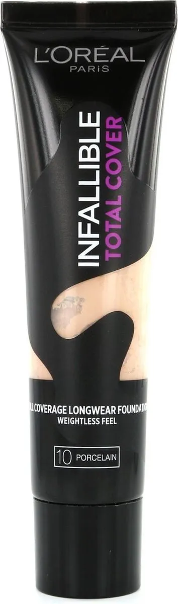 L'Oréal Paris Infallible Total Cover Foundation 10 Porcelain - 35g