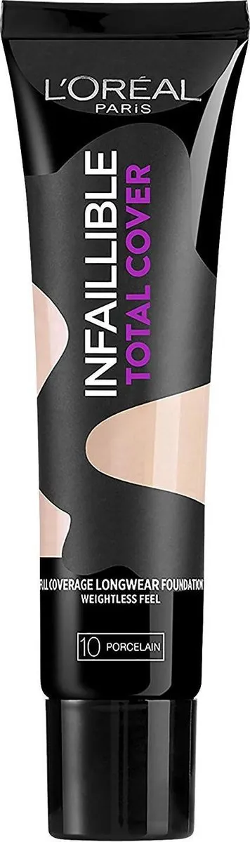 L'Oréal Paris Infallible Total Cover Foundation 10 Porcelain - 35g
