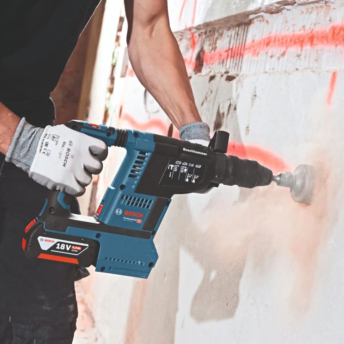 Bosch GBH 18V-26 F Accu Boorhamer SDS-plus - L-BOXX