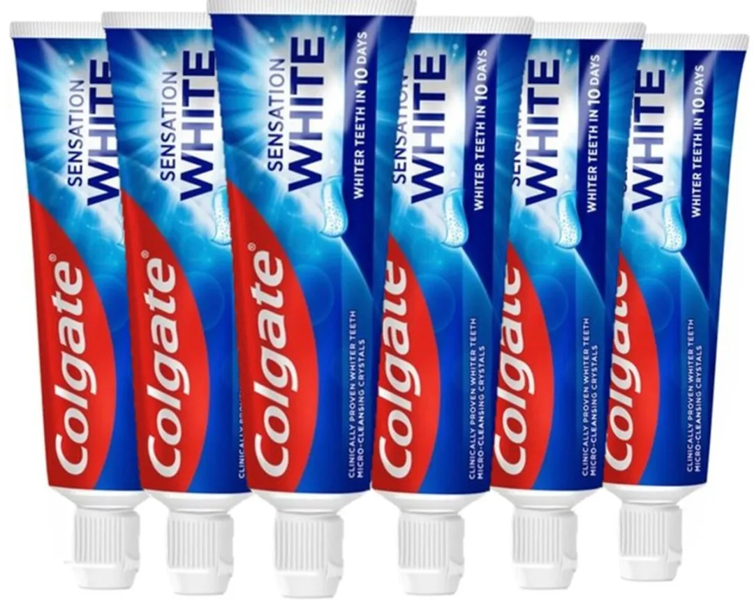 Colgate Tandpasta - Sensation White - 6 x 75 ml Voordeelverpakking