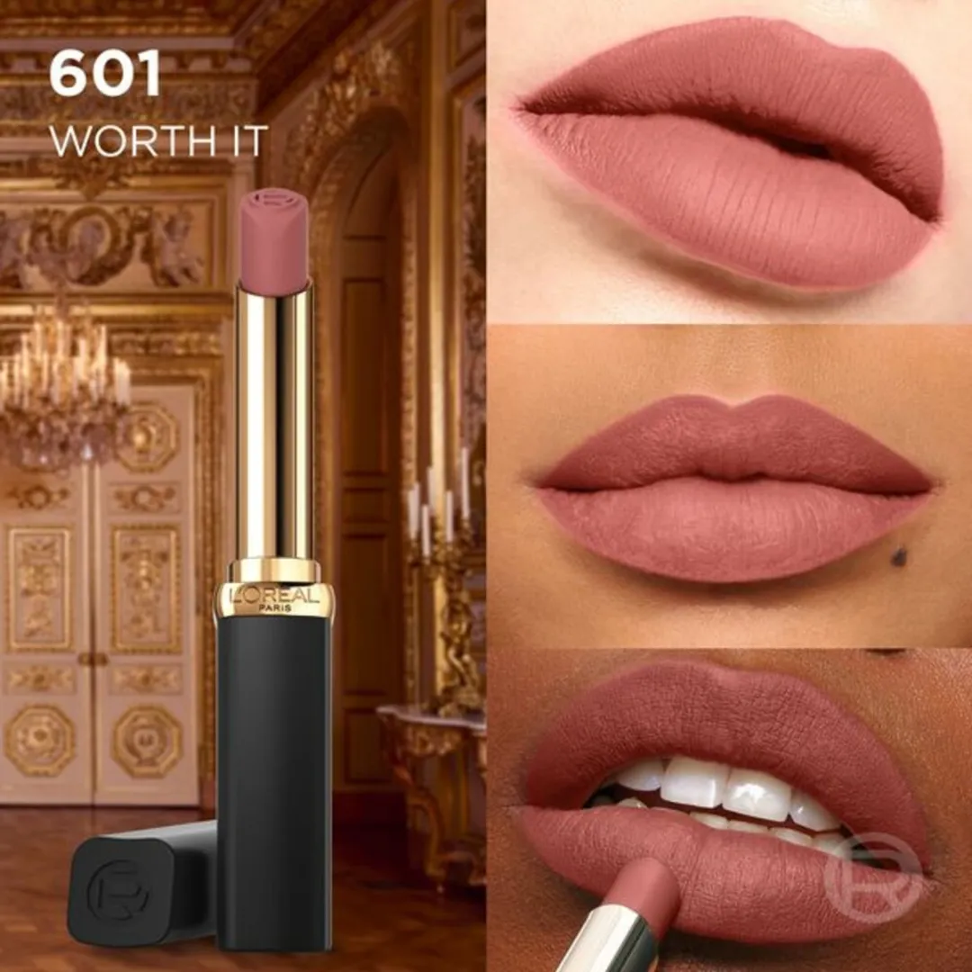 L'Oréal Paris Color Riche Intense Volume Matte Nudes Lippenstift 601 Worth It - 3 Stuks