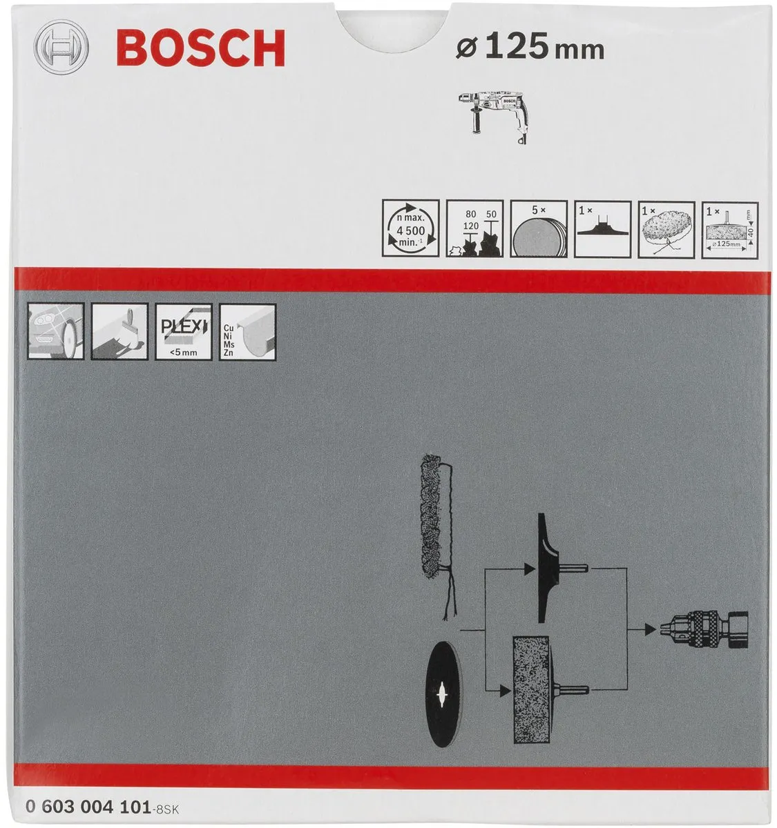 Bosch S24 Polijstset - 8-delig