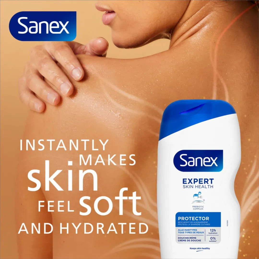 Sanex Expert Skin Health Protector Douchegel 600ml - 7 Stuks