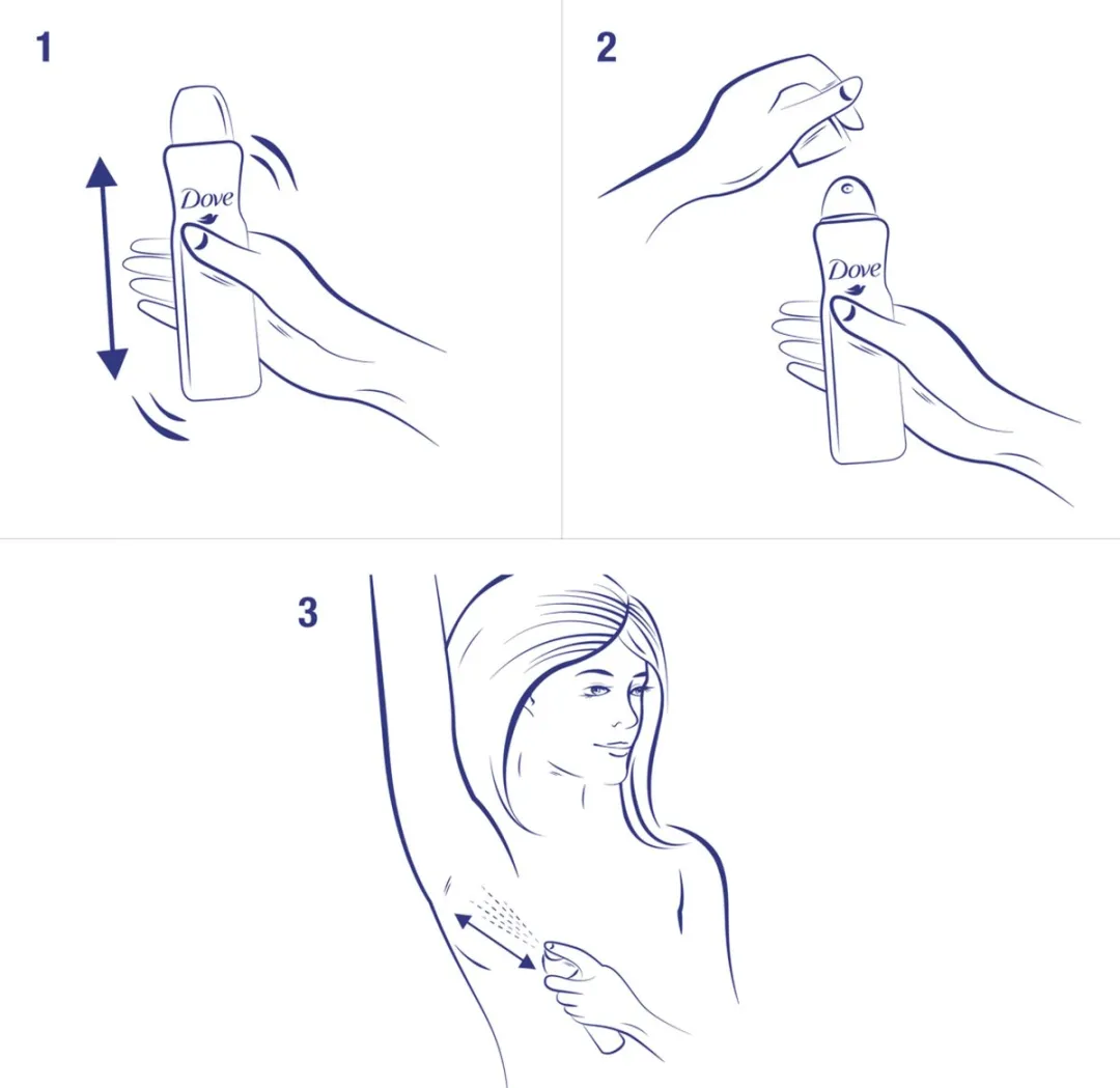 Dove Go Fresh Appel & Witte Thee Anti-Transpirant Spray - 6x150ml
