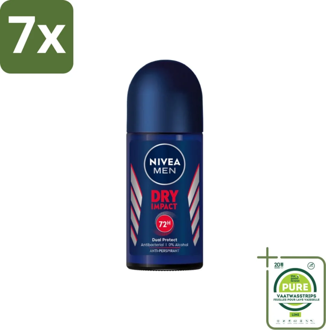 NIVEA Men Deodorant Roller Dry Impact 350ml