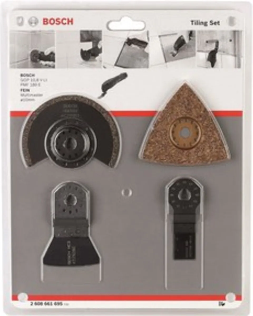 Bosch ACZ 85 RT AVZ 78 RT ATZ 52 SC AIZ 20 AB Tegelset - 4-delig