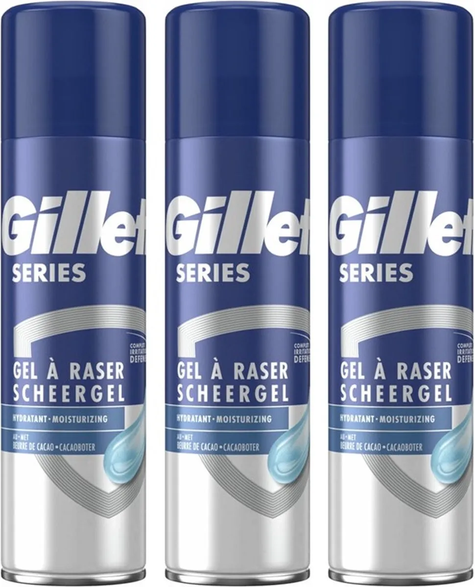 Gillette Series Moisturizing Scheergel Cacaoboter