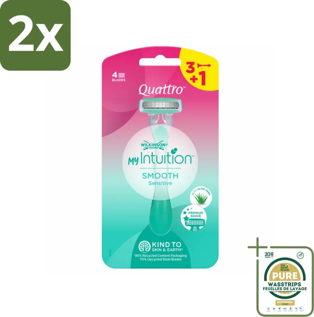Wilkinson Quattro For Woman Wegwerpscheermesjes 4-delig