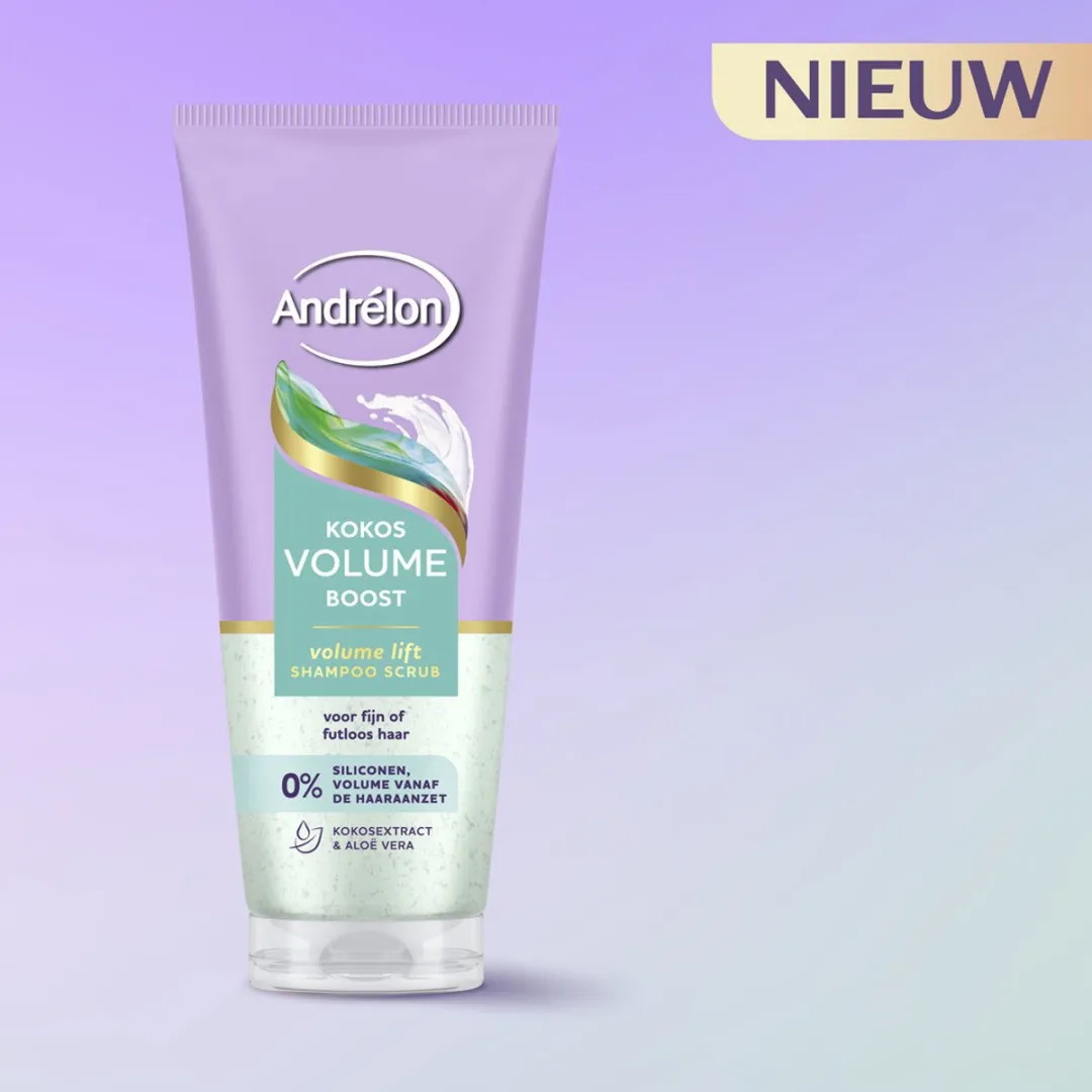 Andrélon Kokos Volume Boost Shampoo Scrub 200ml - 6 Stuks