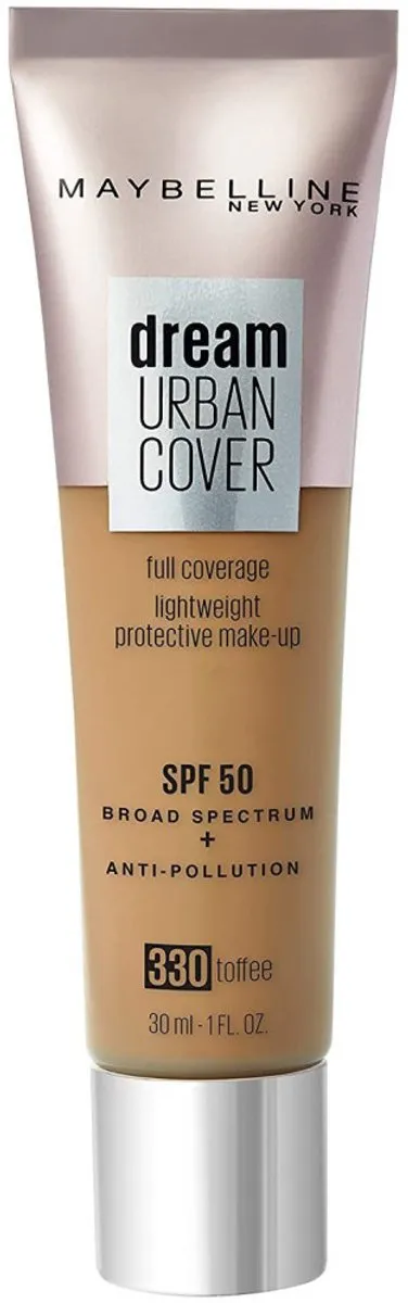Maybelline Dream Urban Cover Foundation 330 Toffee - 30ml