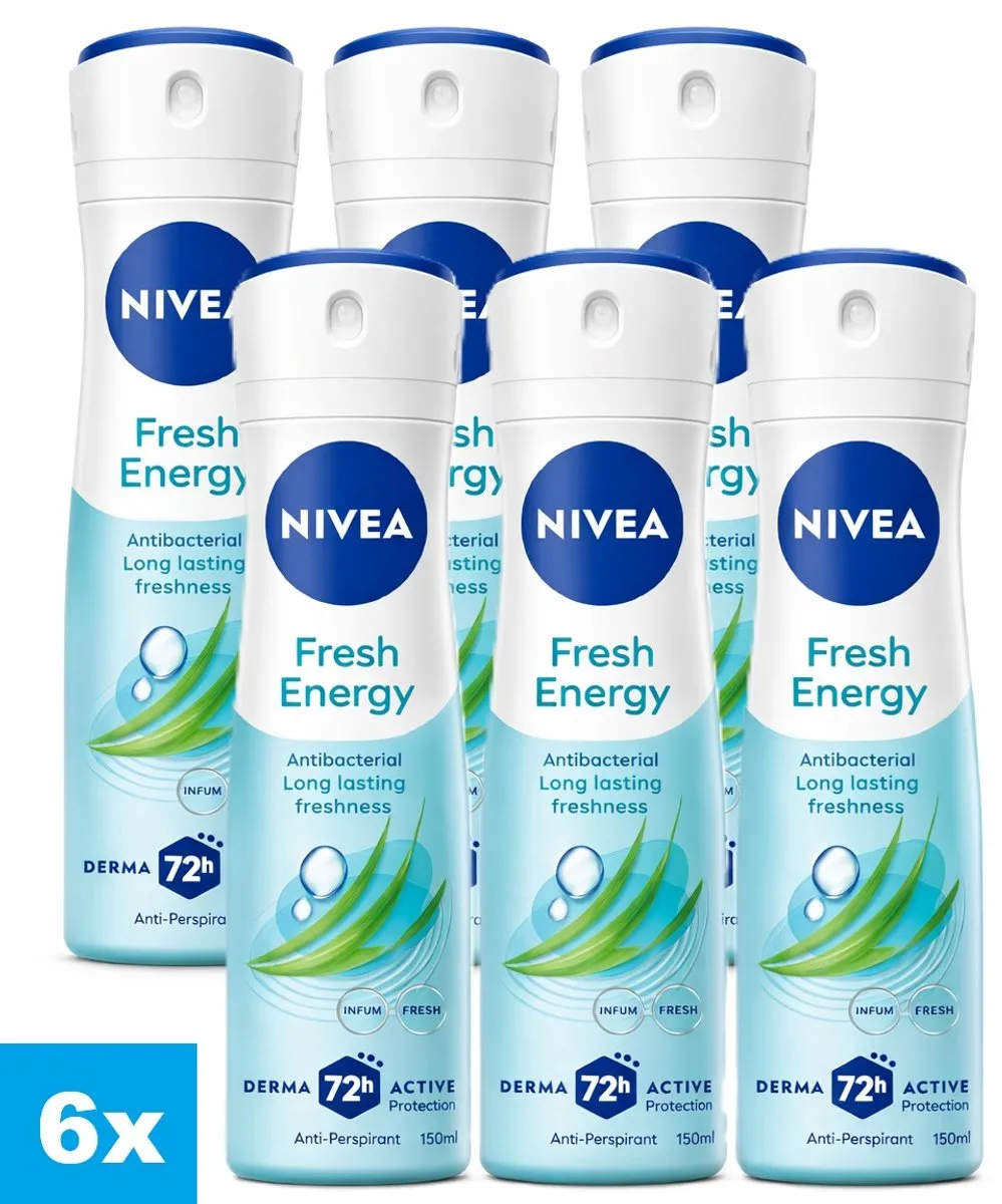 NIVEA Fresh Energy Deo Spray 72u