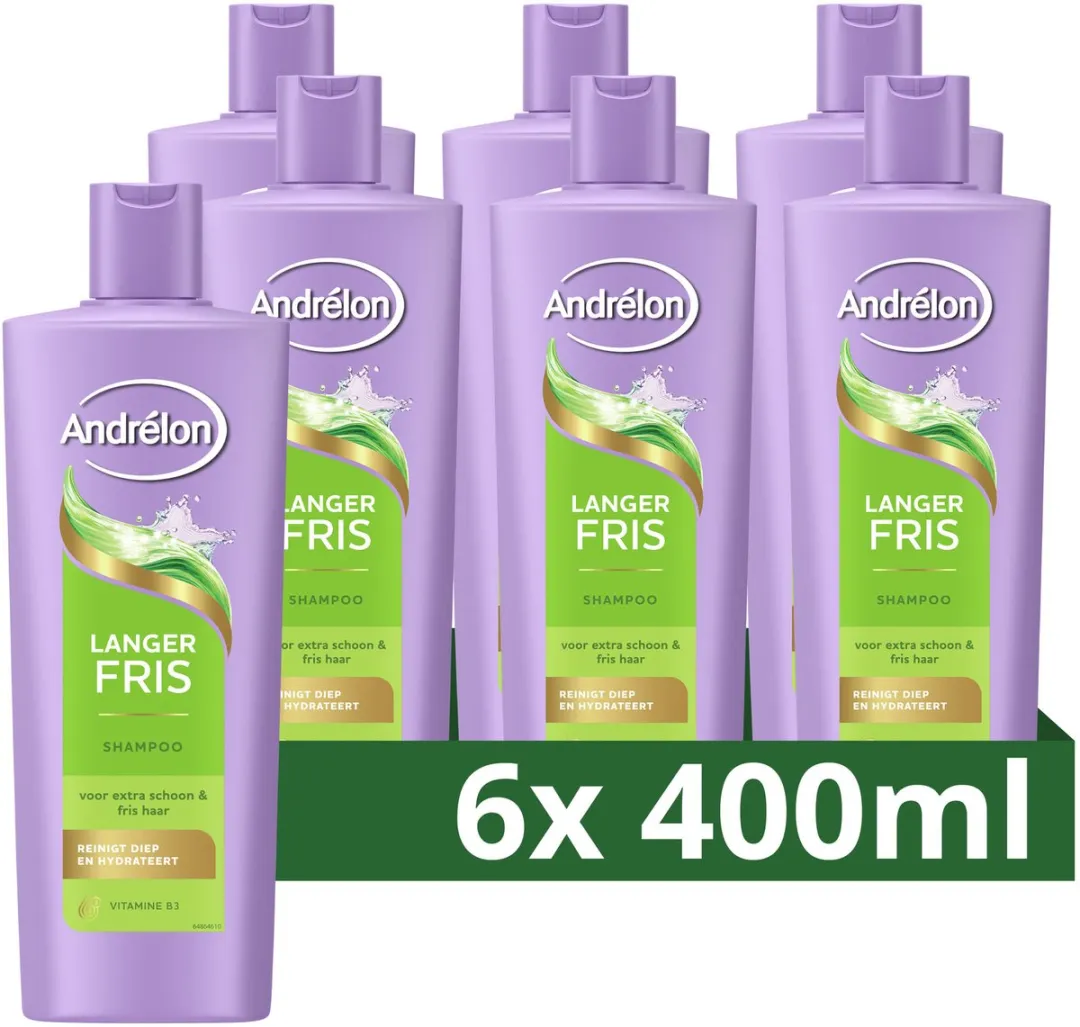 Andrélon Langer Fris Shampoo 6x400ml