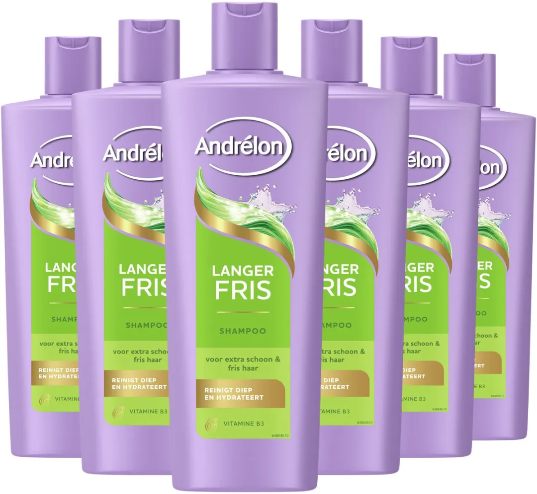 Andrélon Langer Fris Shampoo 6x400ml