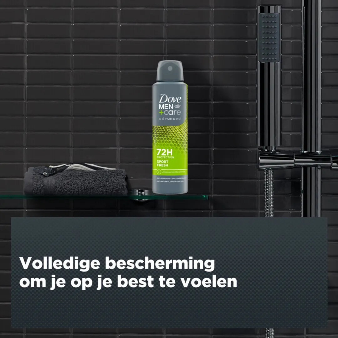 Dove Men+Care Deodorant Spray - Sport Fresh - 150 ml - Bulkverpakking - 7 stuks