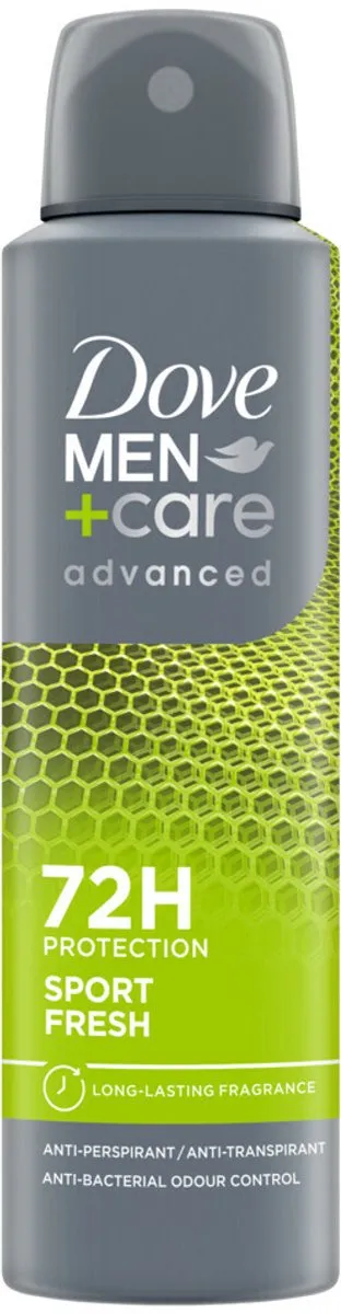 Dove Men+Care Deodorant Spray - Sport Fresh - 150 ml - Bulkverpakking - 7 stuks