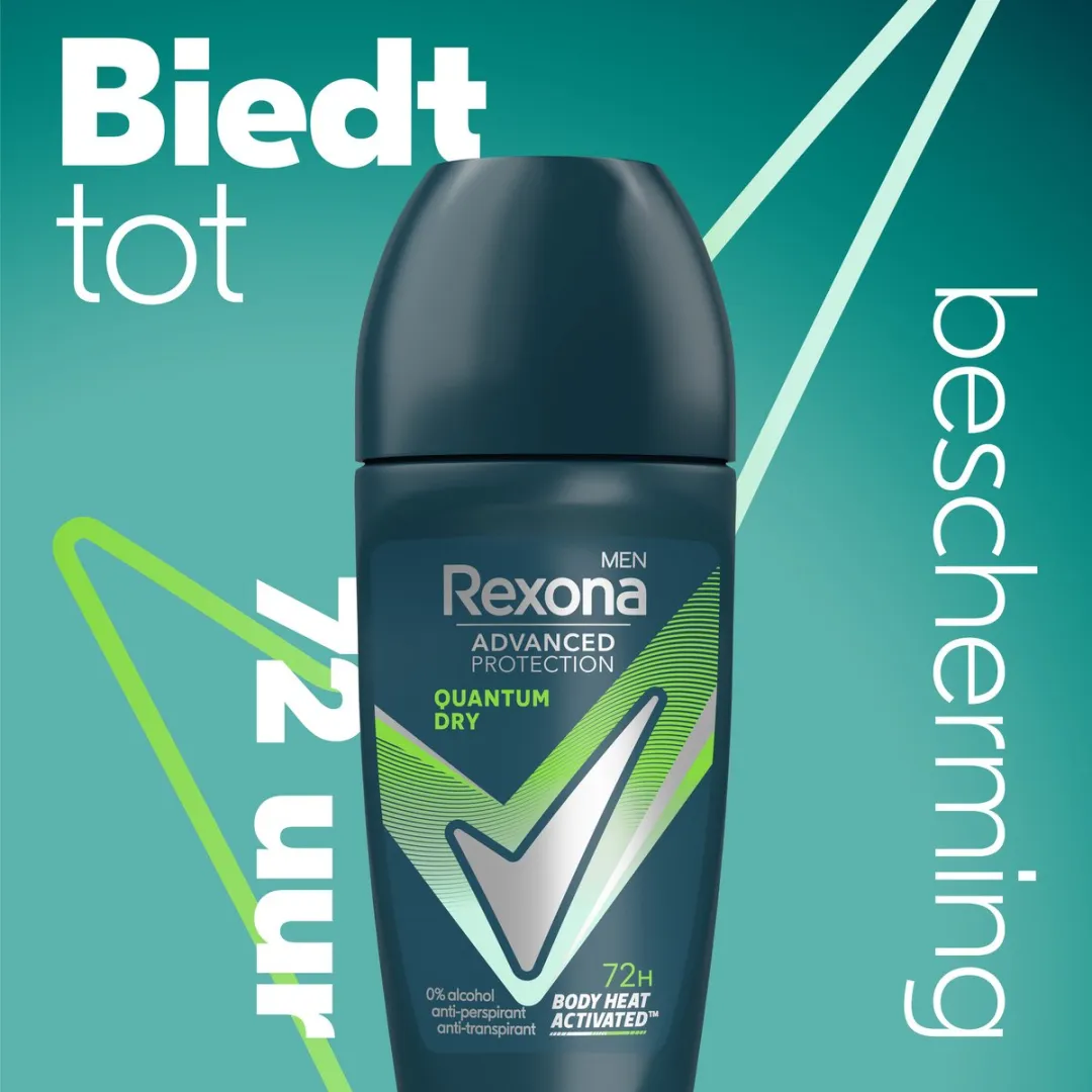 Rexona Men Quantum Dry Anti-Transpirant Roller - 300ml