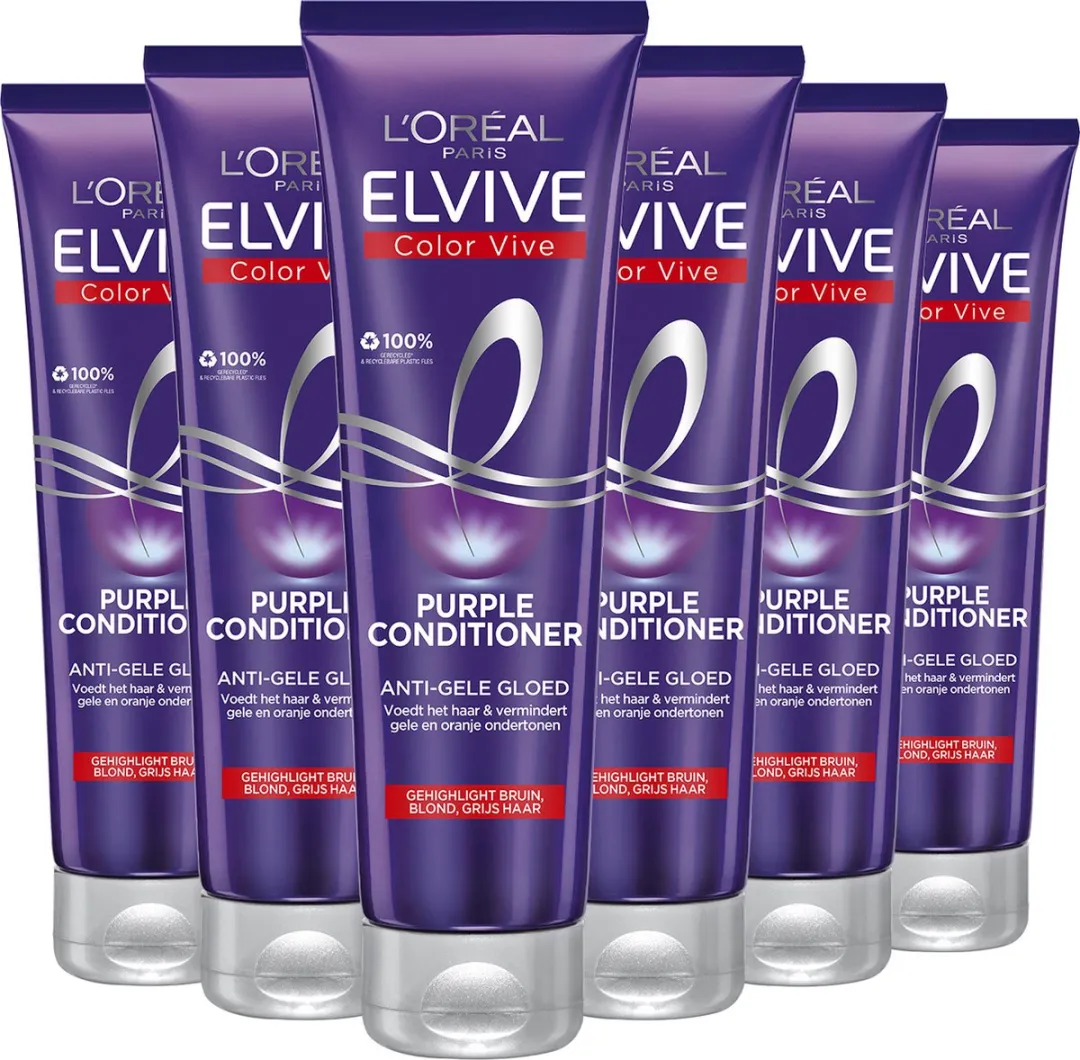 L'Oréal Paris Elvive Color Vive Purple Conditioner 6x150ml