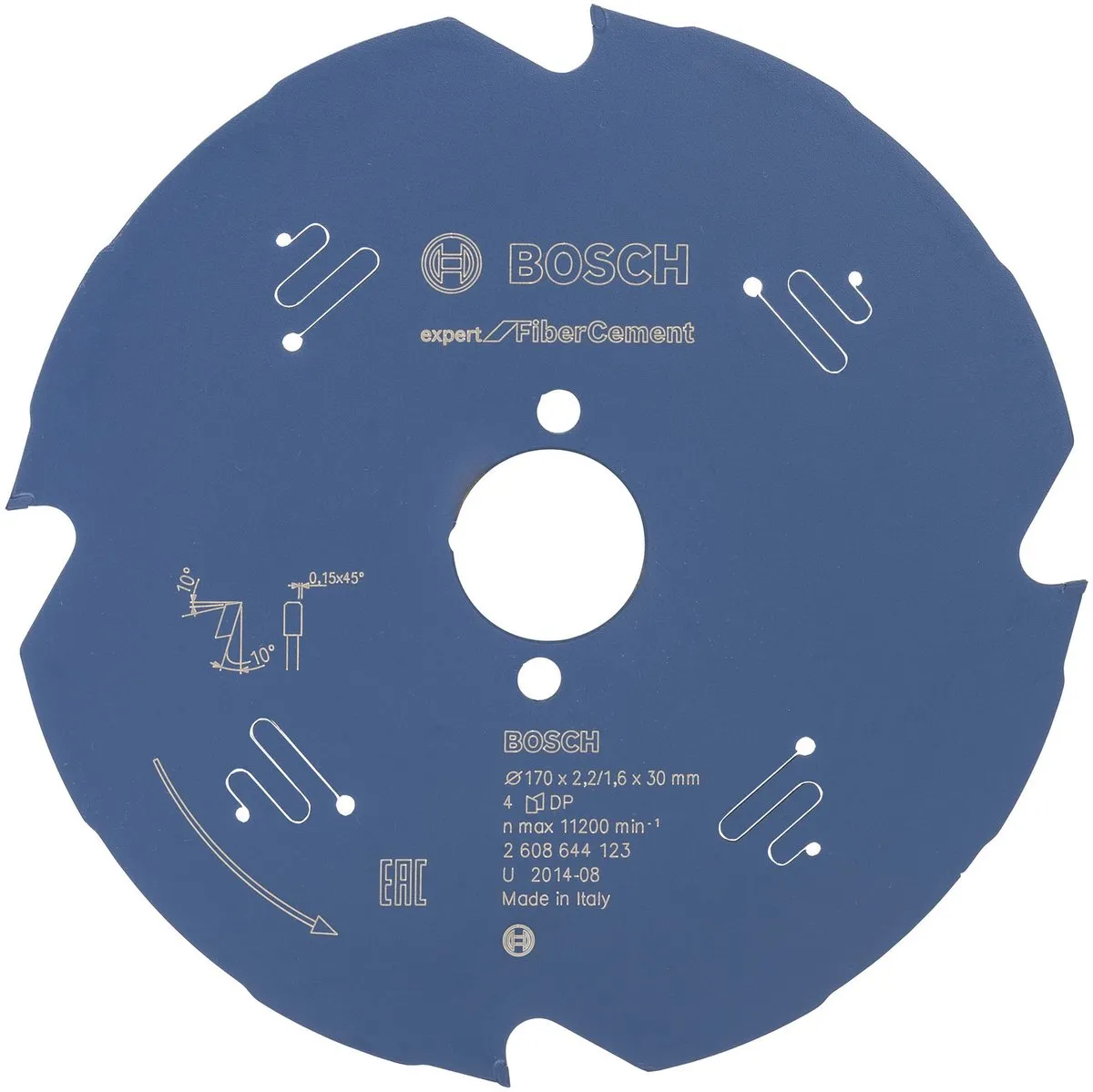 Bosch Expert for FiberCement Cirkelzaagblad 160x20x2.2/1.6x4