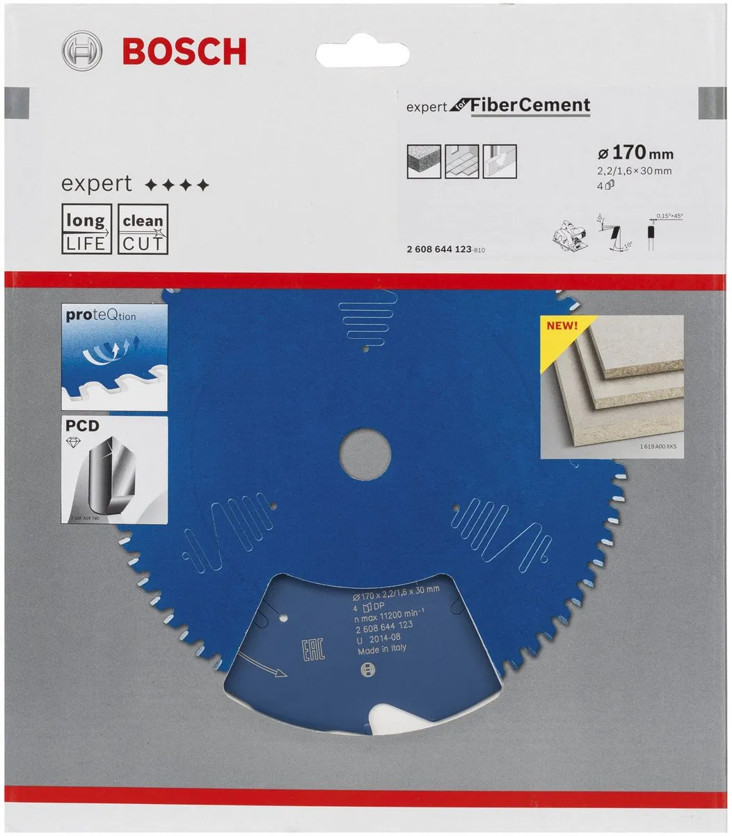 Bosch Expert for FiberCement Cirkelzaagblad 160x20x2.2/1.6x4