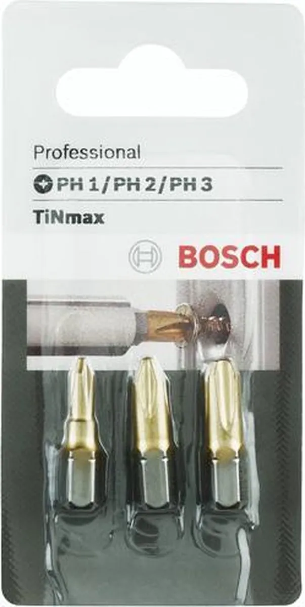 Bosch PH 1/2/3 Bitset 3-delig