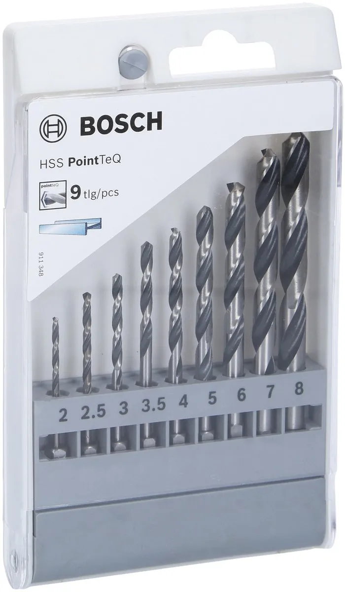 Bosch HSS Metaal-spiraalboorset 2607002826 - 5-delig 2-6mm