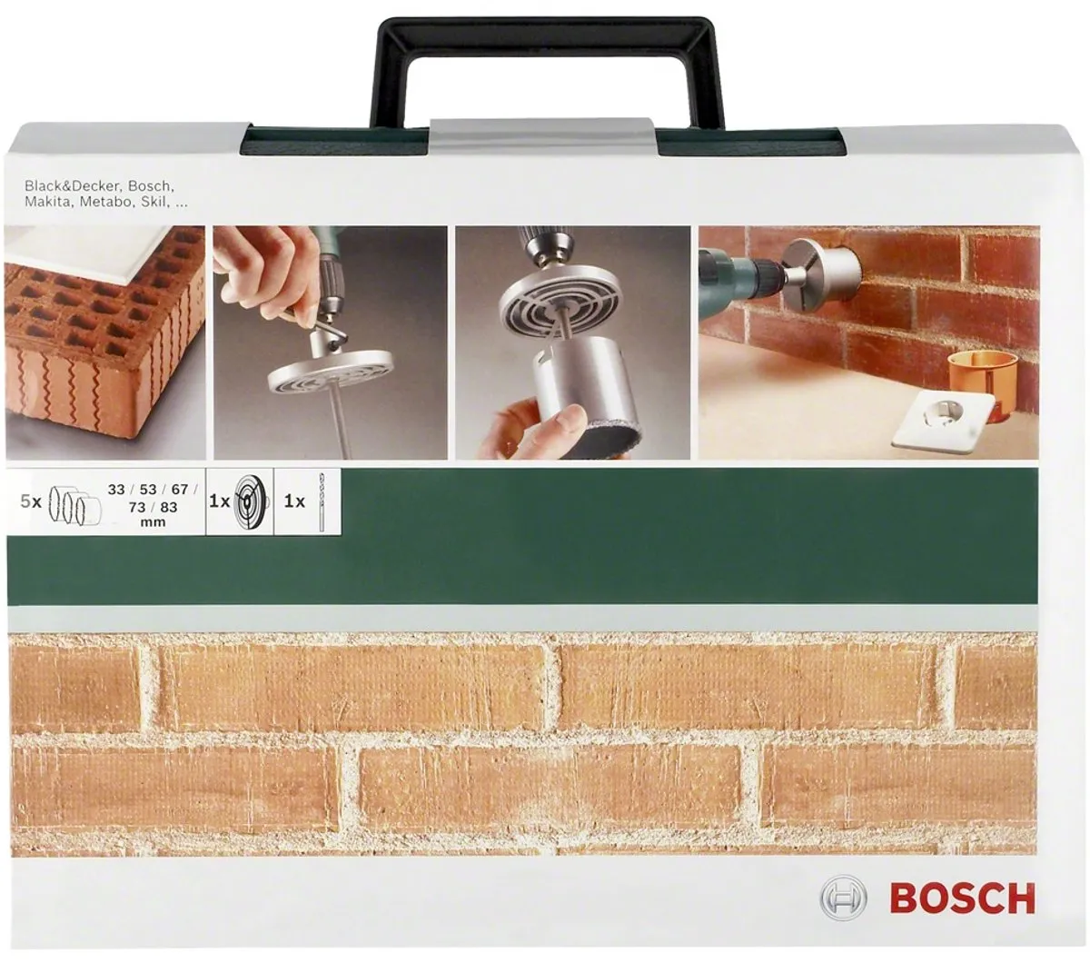 Bosch 5-delige Gatzagenset Hardmetaal 33-83mm - MDF - afbeelding 2 van 5