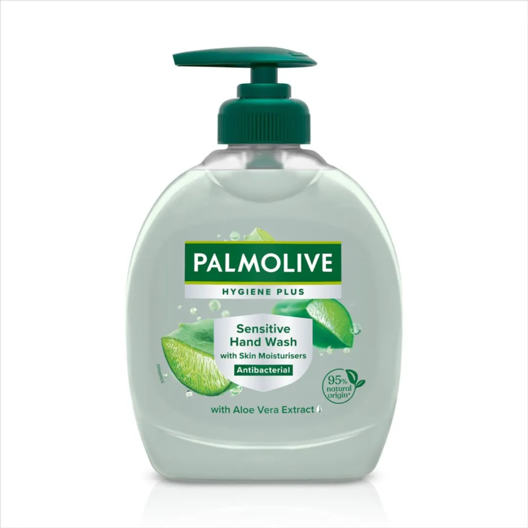 7 x Palmolive – Handzeep – Hygiene Plus Sensitive – Pompje - 300 ml - Grootverpakking - Gevoelige Huid - Handzeep - Hygiëne - Aloë Vera - Dermatologisch Getest