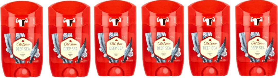 Old Spice Deep Sea Deodorant Stick - 300ml (6x50ml)