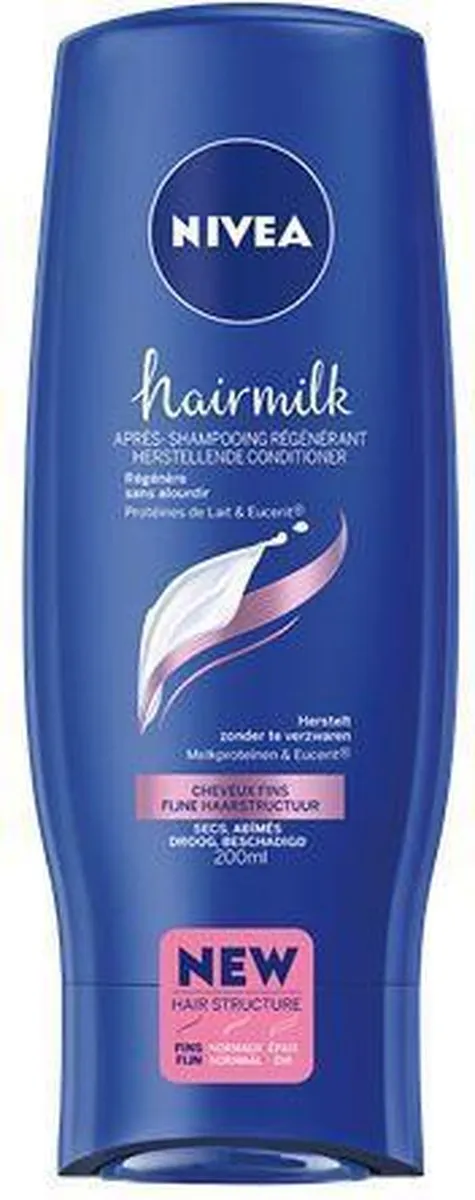 NIVEA Hairmilk Fijn Haar Conditioner 200ml