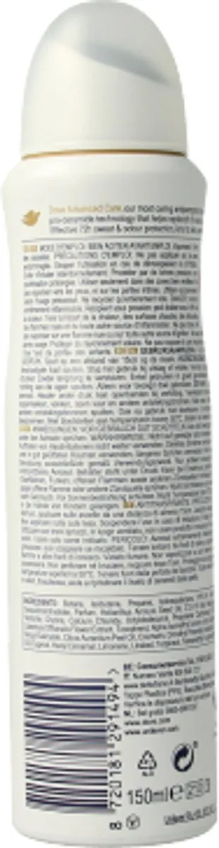 Dove Deodorant Spray Advanced Care Kokos & Jasmijn - 150ml